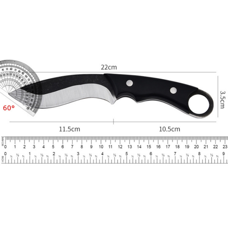 Faca Curve Esparta® - Forjada a Mão (+ BRINDE EXTRA)