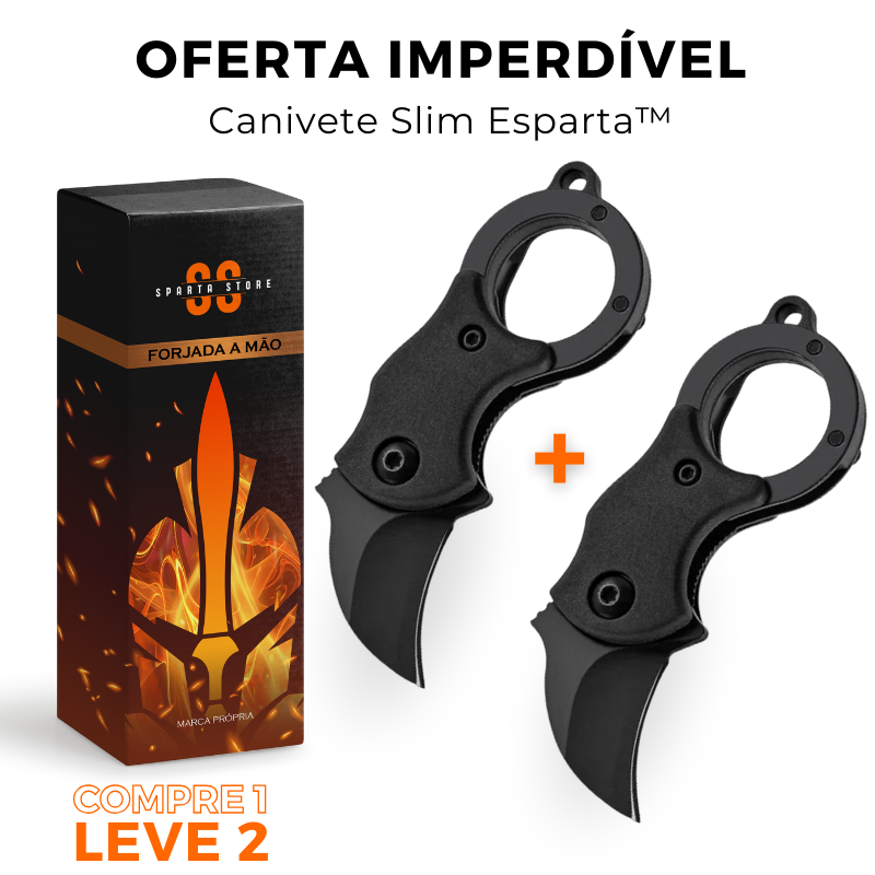 Canivete Slim Esparta™ • COMPRE 1 LEVE 2 (+ FRETE GRÁTIS)