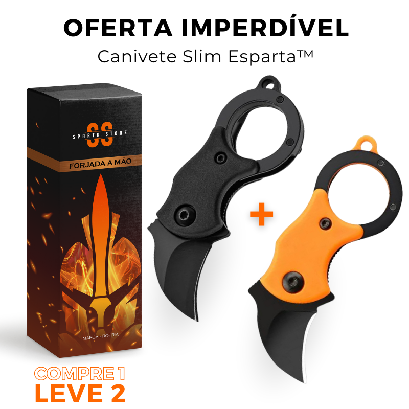 Canivete Slim Esparta™ • COMPRE 1 LEVE 2 (+ FRETE GRÁTIS)