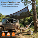 Rede de Sombreamento Premium Impermeável com 90% de Proteção Solar • Instalação Rápida e Material Resistente UV
