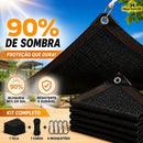 Rede de Sombreamento Premium Impermeável com 90% de Proteção Solar • Instalação Rápida e Material Resistente UV