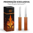 Faca Dupla Samurai™  • 100% Forjada [+FRETE GRÁTIS]