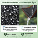 Rede de Sombreamento Premium Impermeável com 90% de Proteção Solar • Instalação Rápida e Material Resistente UV