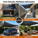 Rede de Sombreamento Premium Impermeável com 90% de Proteção Solar • Instalação Rápida e Material Resistente UV