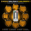 Cortina Led 3x3 Metros com 300 LEDs • 8 Modos de Luz (+FRETE EXPRESSO GRÁTIS)