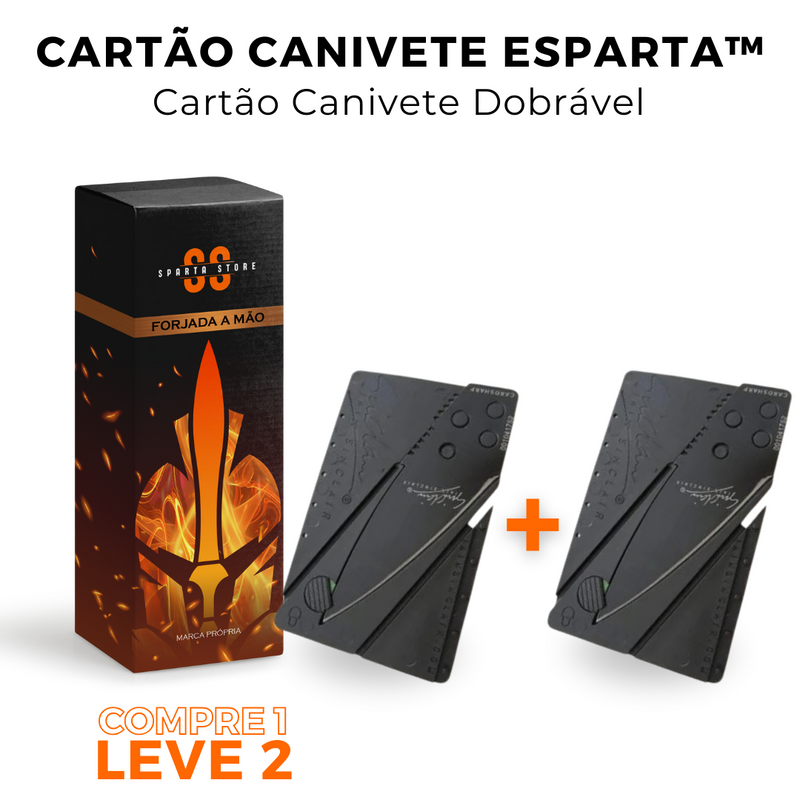 (COMPRE 1 LEVE 2) Cartão Canivete Dobrável™