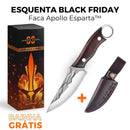 Faca Apollo Esparta • 100% Forjada à Mão (+BAINHA GRÁTIS)
