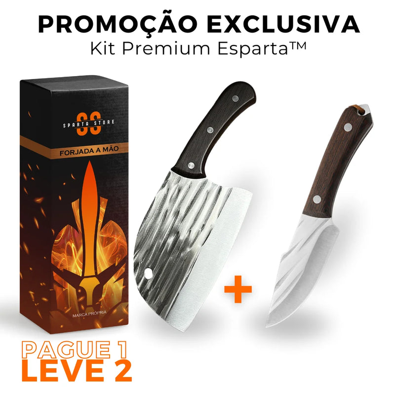 (PAGUE 1 LEVE 2) Kit Premium Esparta™ • 100% Forjadas à Mão