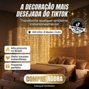 Cortina Led 3x3 Metros com 300 LEDs • 8 Modos de Luz (+FRETE EXPRESSO GRÁTIS)