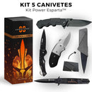 Kit Power Esparta™ - Kit de 5 Canivetes (PAGUE 2 LEVE 5)