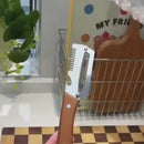 (COMPRE 1 LEVE 2) Fatiador Manual Multiuso • Lâmina de Aço Inox e Cabo de Madeira Premium