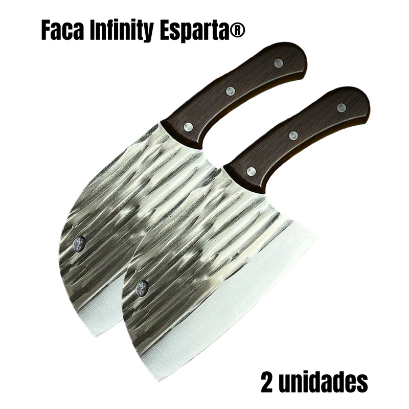 Faca Infinity Esparta™ • 100% Forjada à Mão (+FRETE GRÁTIS ATÉ 23:59)