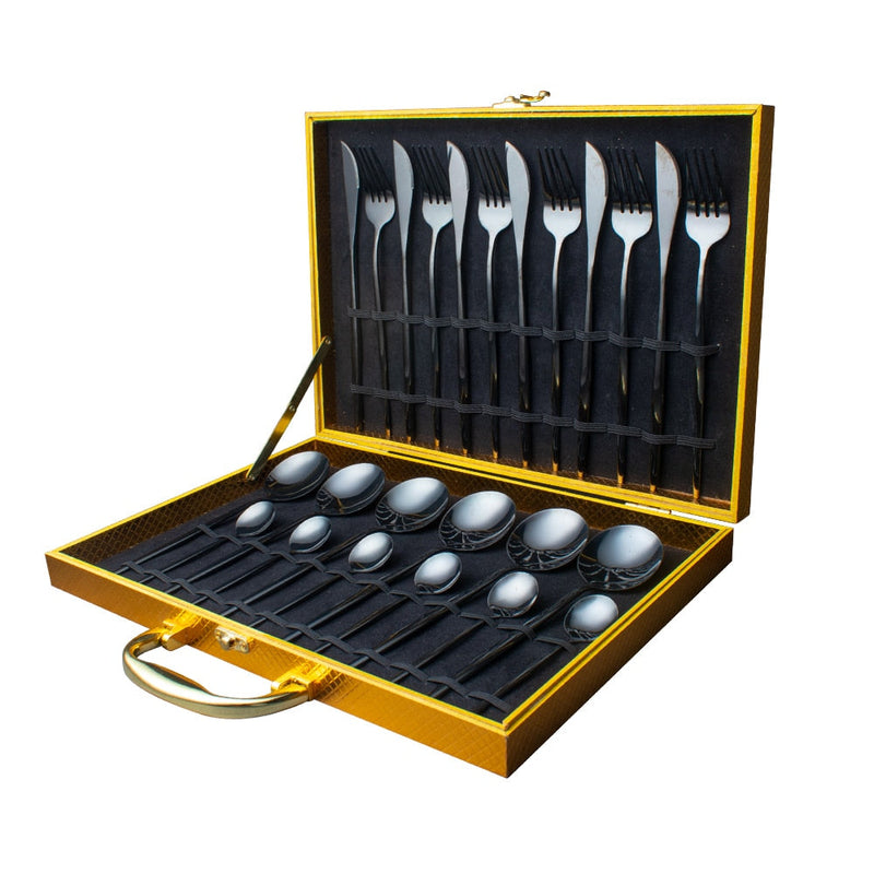 Jogo de Talheres Completo Premium • Caixa Premium Brinde