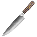 Faca Zenith Elite Esparta™ •  8 POLEGADAS EM AÇO DAMASCO PURO