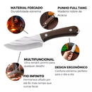 (COMPRE 1 LEVE 2) Faca Profissional Forjada à Mão + Bainha • Faca Bravus Esparta™
